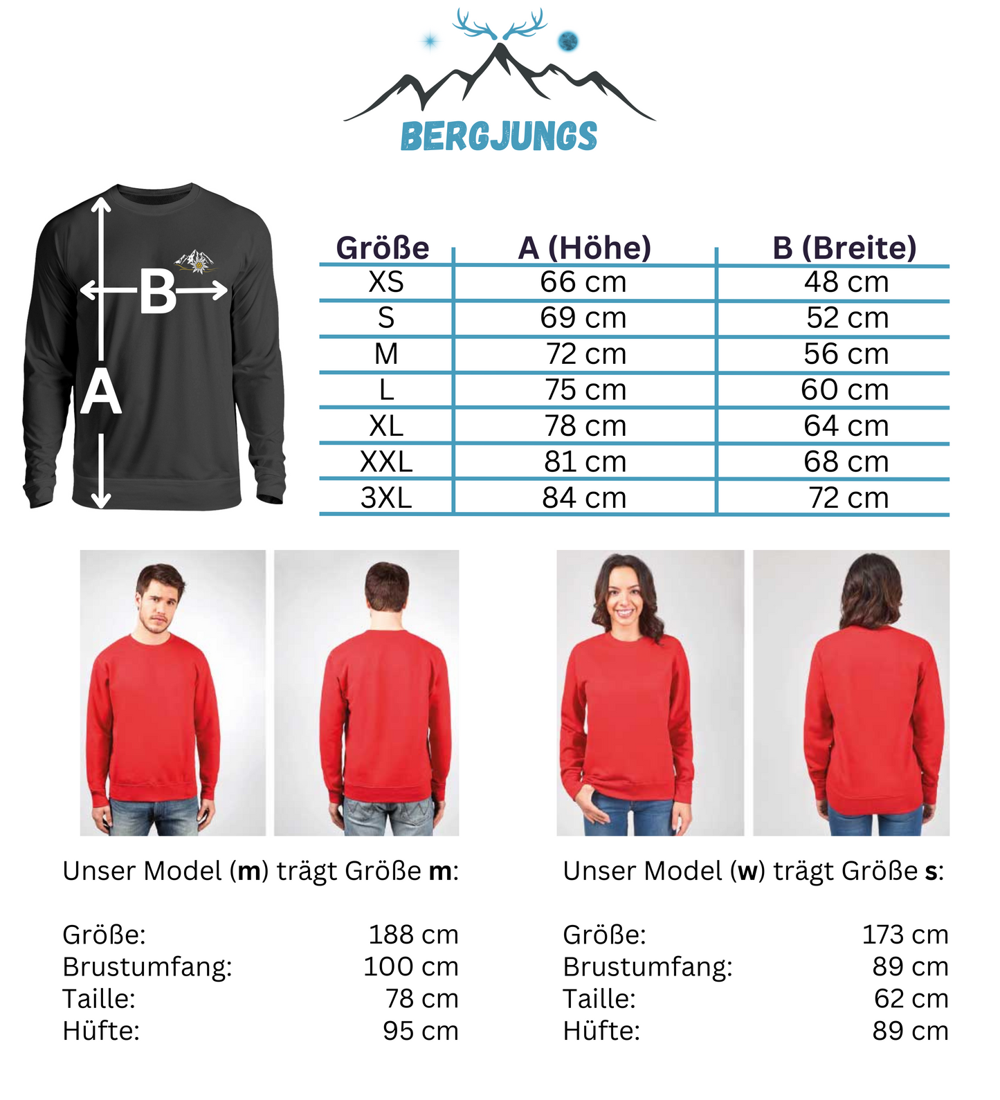 Kühe - Unisex Pullover