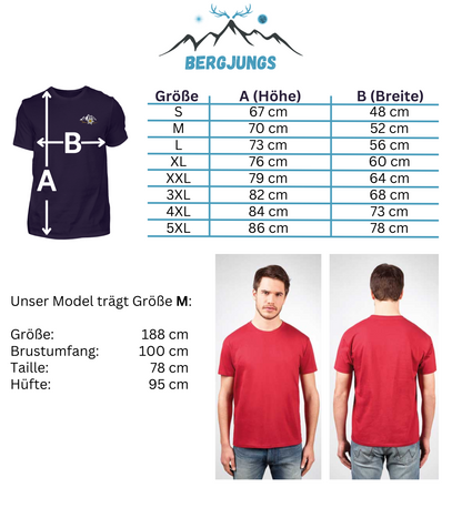 Alpen Blume  - Herren Premiumshirt